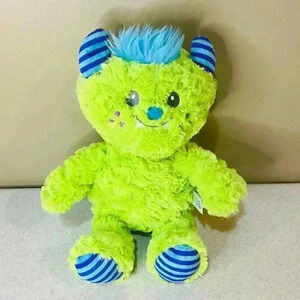 ebba -‎ Medium Green Monster - 11.5" Wazu - Playful Baby Stuffed Animal
